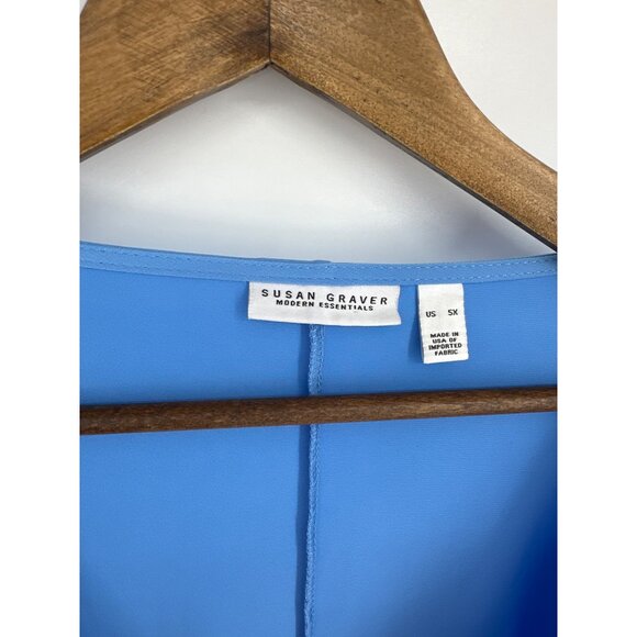 Susan Graver Mondern Essentials Liquid Knit Fit & Flare Top Women's Size 5X - Picture 2 of 8